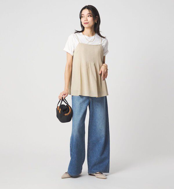 UNITED ARROWS green label relaxing「シアーエア キャミソール マシンウォッシャブル」|キャミソール|