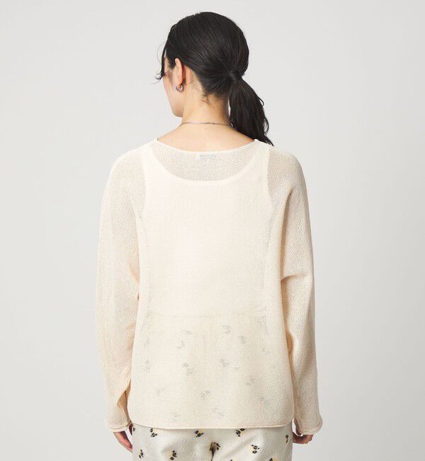 UNITED ARROWS green label relaxing「ペーパー ニット プルオーバー ウォッシャブル」|ニット・セーター|