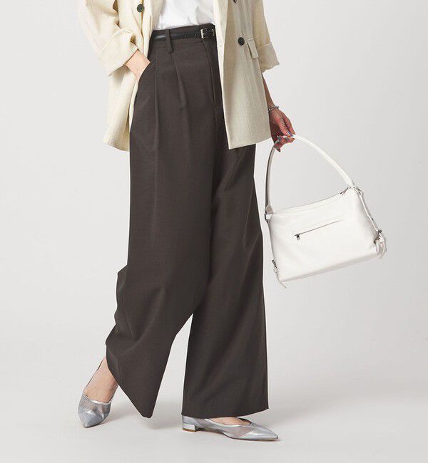 UNITED ARROWS green label relaxing「2タック ワイド パンツ」|その他|