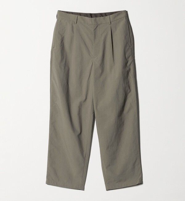 UNITED ARROWS green label relaxing「ナイロンオックス 1プリーツ W3 ワイドパンツ -撥水-」|その他|