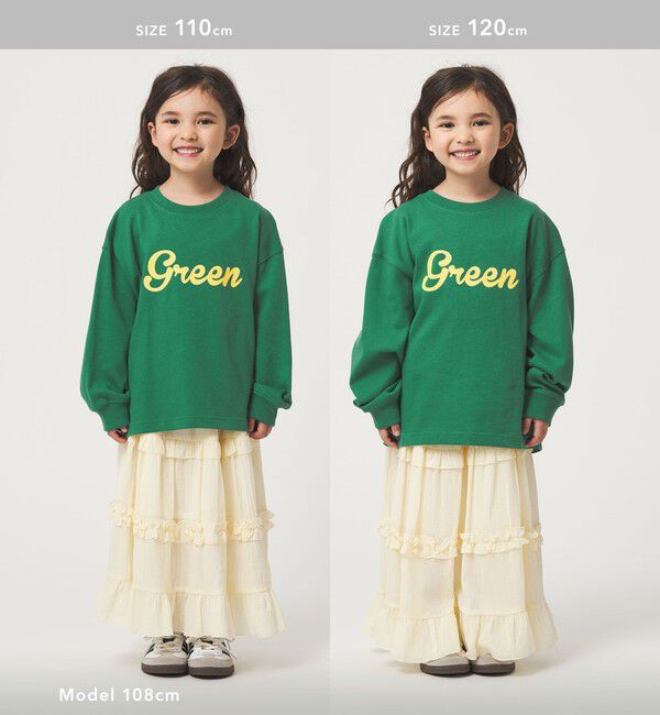 UNITED ARROWS green label relaxing「GREENロゴ ロングTシャツ / キッズ  100cm-160cm」|Tシャツ・カットソー|