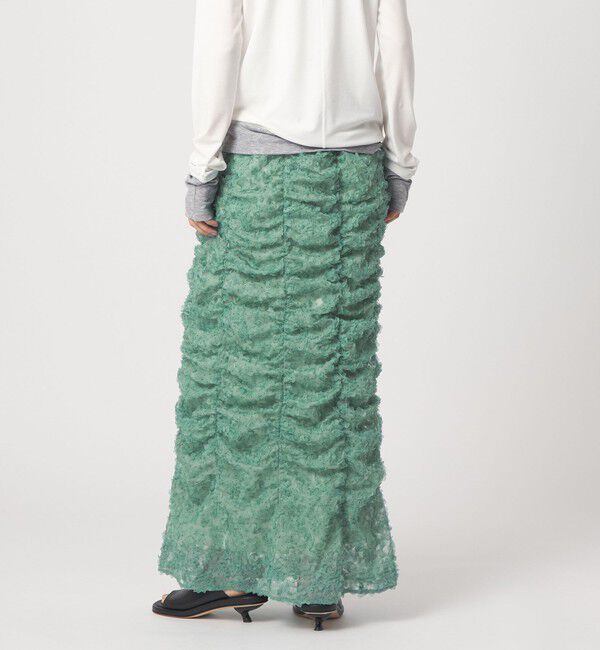 EMMEL REFINES「＜EMMEL REFINES＞EM ドットペタル ギャザースカート」|スカート|