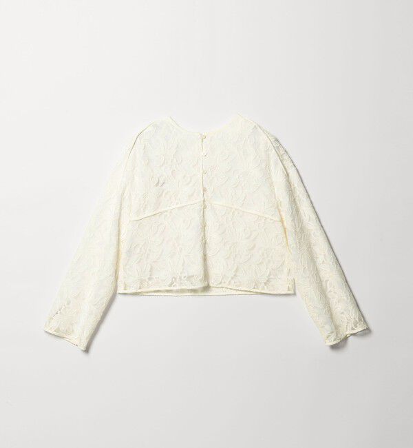 EMMEL REFINES「＜EMMEL REFINES＞EM シシュウレース 2WAY ブラウス」|シャツ・ブラウス|