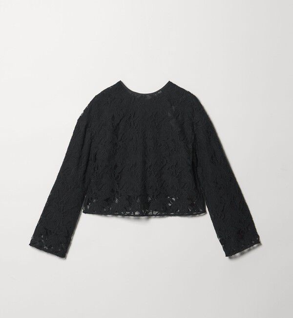 EMMEL REFINES「＜EMMEL REFINES＞EM シシュウレース 2WAY ブラウス」|シャツ・ブラウス|