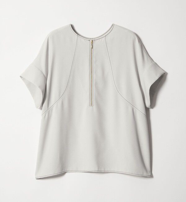 EMMEL REFINES「＜EMMEL REFINES＞EM 2WAY ジップ ブラウス」|シャツ・ブラウス|LT.GRAY