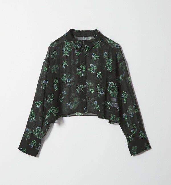 EMMEL REFINES「＜EMMEL REFINES＞EM フラワープリント シアー シャツ」|シャツ・ブラウス|