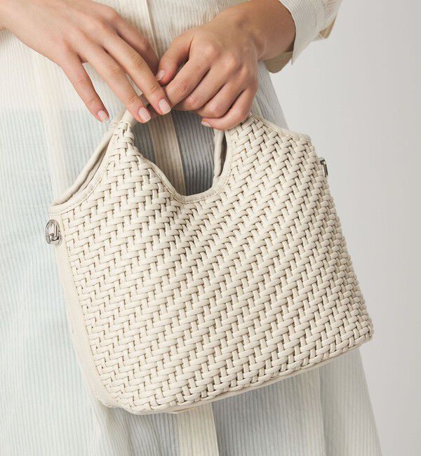 UNITED ARROWS green label relaxing「２WAY メッシュ バッグ / ショルダーバッグ」|ショルダー・メッセンジャー|OFF WHITE