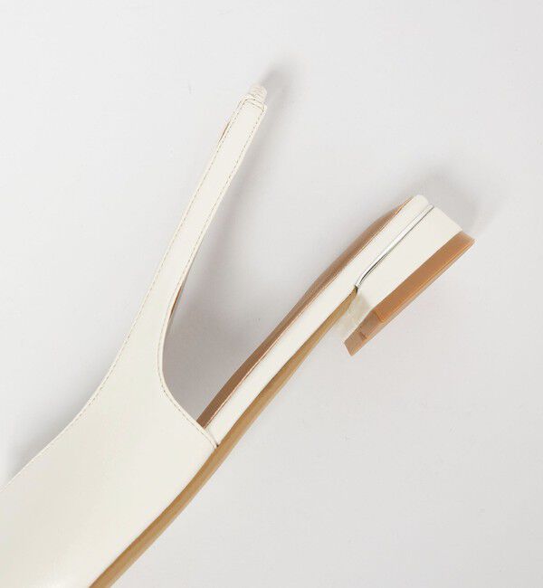 UNITED ARROWS green label relaxing「ポインテッド Vカットバー スリングバックシューズ / サンダル / パンプス」|パンプス|