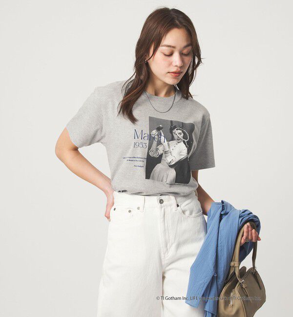 UNITED ARROWS green label relaxing「【別注】＜GOOD ROCK SPEED＞LIFE PC ショートスリーブTシャツ ミディアムグレー」|Tシャツ・カットソー|