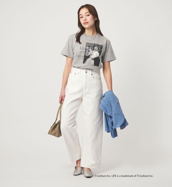 UNITED ARROWS green label relaxing「【別注】＜GOOD ROCK SPEED＞LIFE PC ショートスリーブTシャツ ミディアムグレー」|Tシャツ・カットソー|