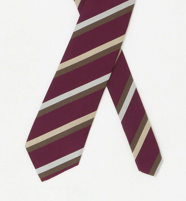 UNITED ARROWS green label relaxing「GLR シルク1 8.0cm ストライプ2 ネクタイ」|ネクタイ・蝶ネクタイ|