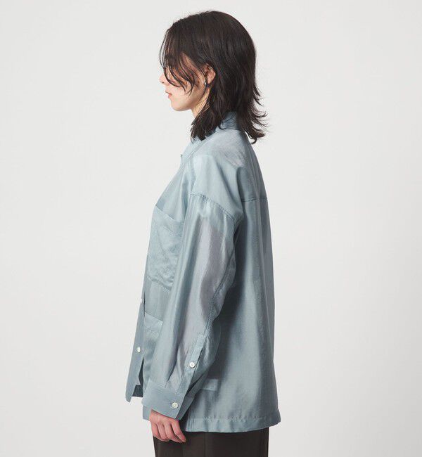 UNITED ARROWS green label relaxing「シアー 4ポケット ビッグ シャツ」|シャツ・ブラウス|