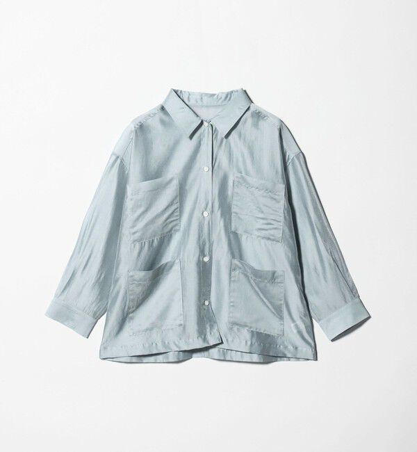 UNITED ARROWS green label relaxing「シアー 4ポケット ビッグ シャツ」|シャツ・ブラウス|
