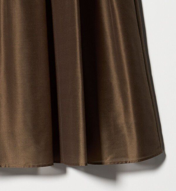 UNITED ARROWS green label relaxing「カールマイヤー タック ギャザー スカート」|フレア|