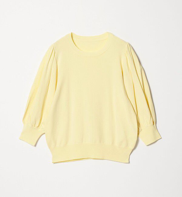 UNITED ARROWS green label relaxing「【WEB限定】＜at ease＞袖ボリューム ニット ウォッシャブル 接触冷感 UVカット 遮熱」|ニット・セーター|