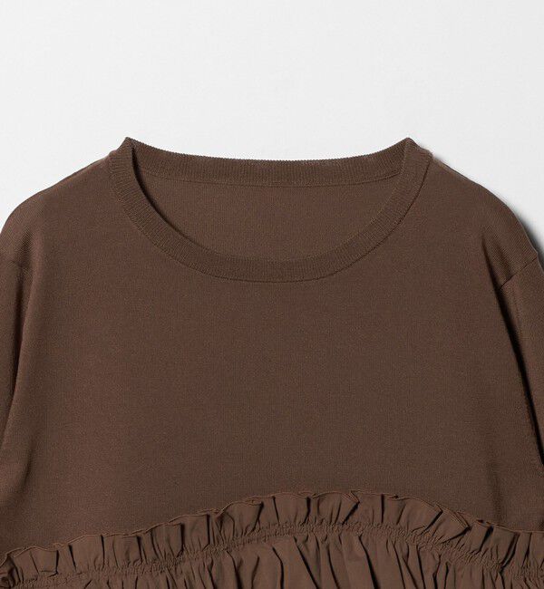 UNITED ARROWS green label relaxing「ティアード ドッキング プルオーバー ニット 3」|ニット・セーター|