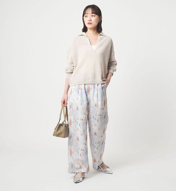 UNITED ARROWS green label relaxing「マーブル プリント パンツ」|その他|