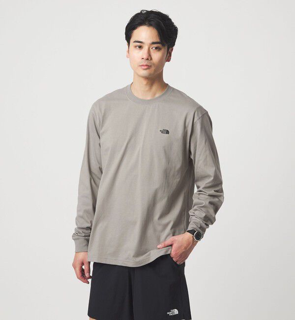 UNITED ARROWS green label relaxing「＜THE NORTH FACE＞フラッシュドライ ヌプシ ロングスリーブ 長袖 Tシャツ」|Tシャツ・カットソー|BEIGE