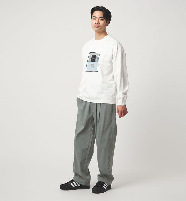 UNITED ARROWS green label relaxing「リネンミックス W4 ワイド イージーパンツ -ストレッチ-」|その他|