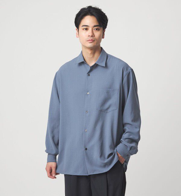 UNITED ARROWS green label relaxing「ワッシャー ポプリン ボックス シャツ」|シャツ・ブラウス|