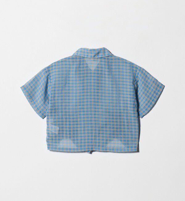 UNITED ARROWS green label relaxing「シースルー チェック シャツ / キッズ  100cm-130cm」|シャツ・ブラウス|