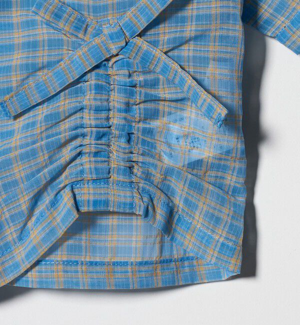 UNITED ARROWS green label relaxing「シースルー チェック シャツ / キッズ  100cm-130cm」|シャツ・ブラウス|