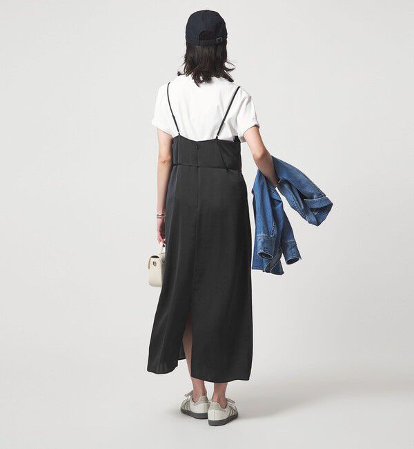 UNITED ARROWS green label relaxing「ライトサテン キャミソール ワンピース」|ワンピース|