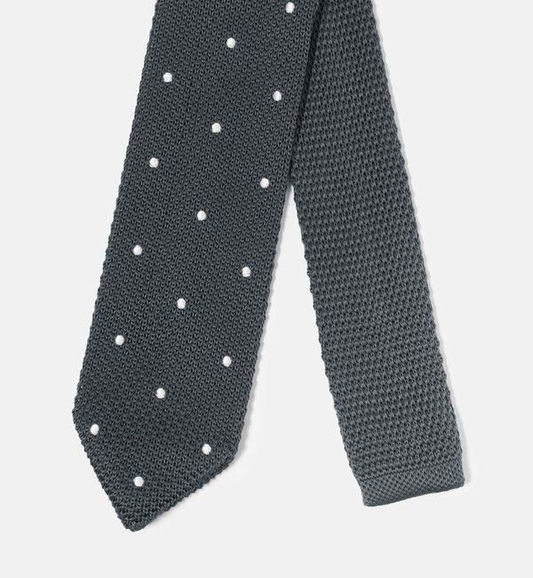 UNITED ARROWS green label relaxing「GLR ポリエステル ウォッシャブル ニット ドット ネクタイ ニットタイ」|ネクタイ・蝶ネクタイ|