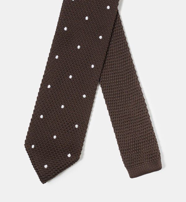 UNITED ARROWS green label relaxing「GLR ポリエステル ウォッシャブル ニット ドット ネクタイ ニットタイ」|ネクタイ・蝶ネクタイ|