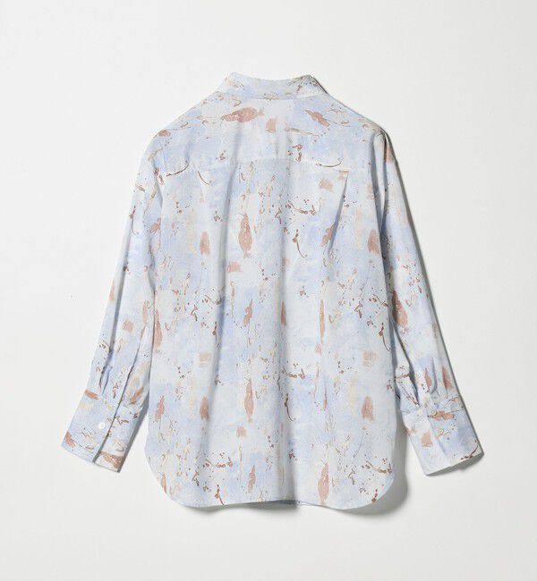 UNITED ARROWS green label relaxing「マーブル プリント シャツ」|シャツ・ブラウス|
