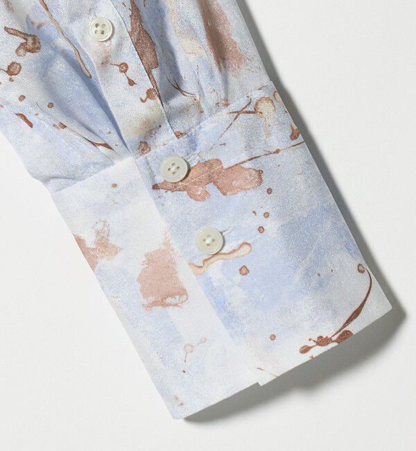 UNITED ARROWS green label relaxing「マーブル プリント シャツ」|シャツ・ブラウス|