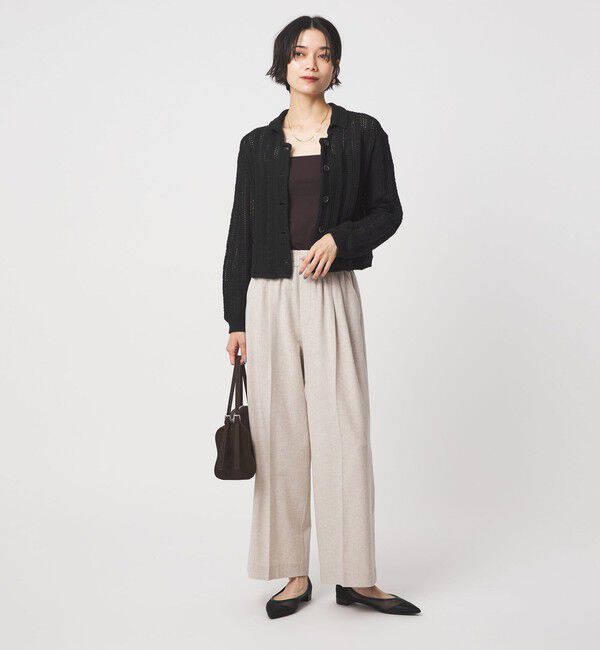 UNITED ARROWS green label relaxing「メッシュ ポロカーディガン ウォッシャブル」|カーディガン|