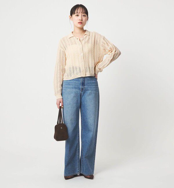 UNITED ARROWS green label relaxing「メッシュ ポロカーディガン ウォッシャブル」|カーディガン|