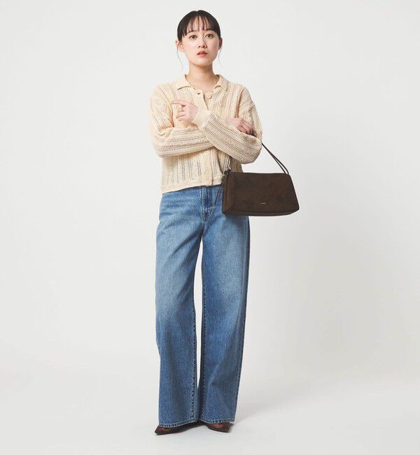 UNITED ARROWS green label relaxing「メッシュ ポロカーディガン ウォッシャブル」|カーディガン|