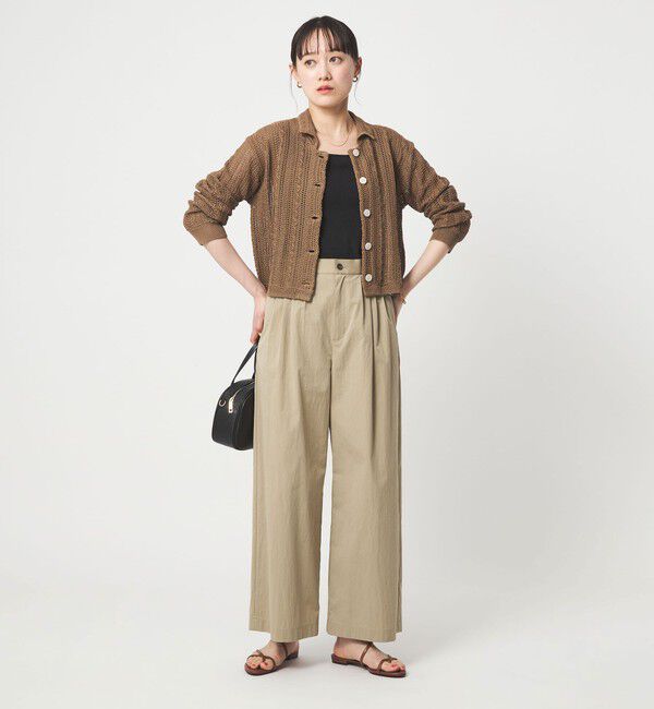 UNITED ARROWS green label relaxing「メッシュ ポロカーディガン ウォッシャブル」|カーディガン|