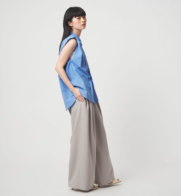 EMMEL REFINES「＜EMMEL REFINES＞EM ワンダーウェーブ フロントタック ブラウス」|シャツ・ブラウス|