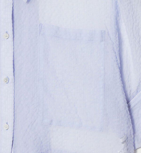 EMMEL REFINES「＜EMMEL REFINES＞EM シアー ポコ シャツ」|シャツ・ブラウス|