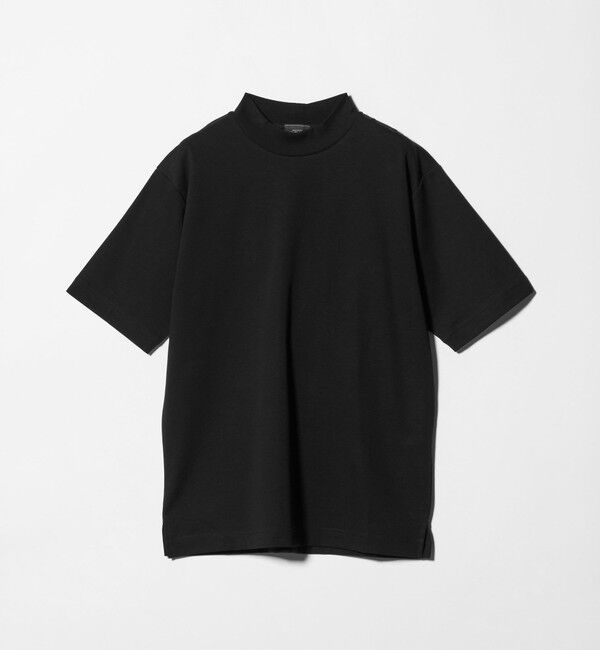 UNITED ARROWS green label relaxing「オーガニックコットン ポンチ モックネック Tシャツ -接触冷感-」|Tシャツ・カットソー|