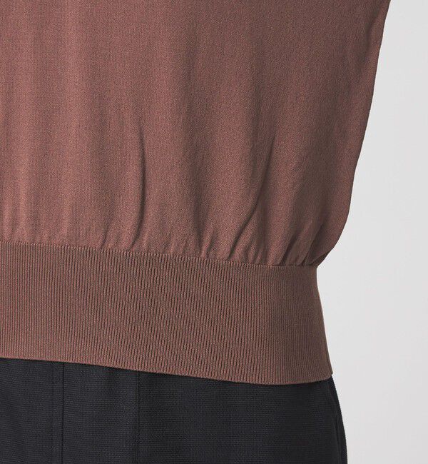 UNITED ARROWS green label relaxing「レース Vネック プルオーバー ニット」|ニット・セーター|