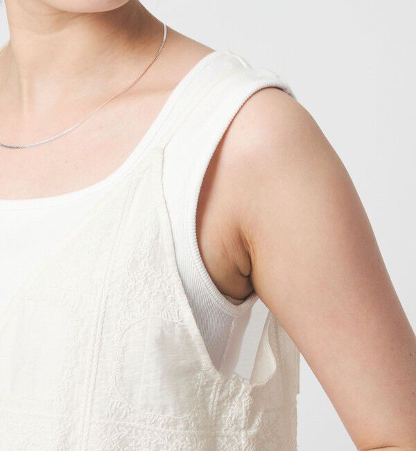 UNITED ARROWS green label relaxing「シアー クロス ステッチ ワンピース」|ワンピース|