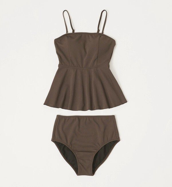 UNITED ARROWS green label relaxing「ジョーゼット風 ペプラムビスチェ&ショーツ スイムウェア / 水着」|スポーツ|