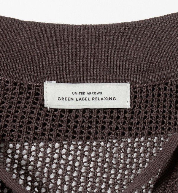 UNITED ARROWS green label relaxing「メッシュ ポロプルオーバー」|ニット・セーター|