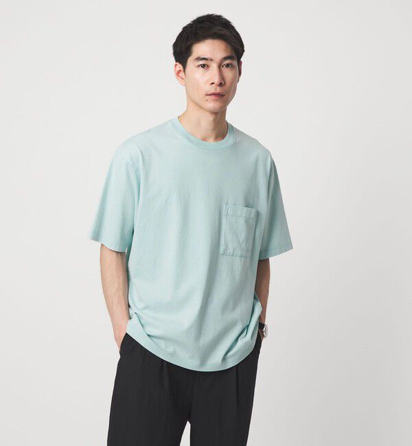 UNITED ARROWS green label relaxing「ヴィンテージライク 半袖 カットソー Tシャツ」|Tシャツ・カットソー|LT.BLUE