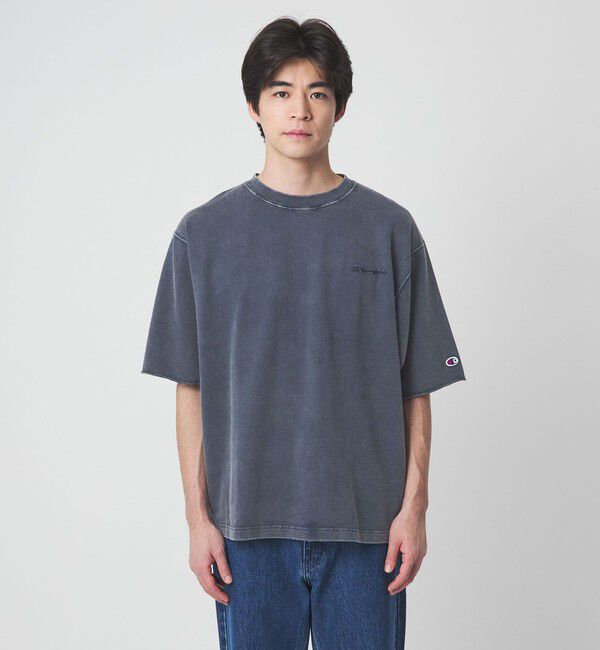 UNITED ARROWS green label relaxing「【別注】＜Champion＞フェード クルーネック 半袖 スウェット」|Tシャツ・カットソー|