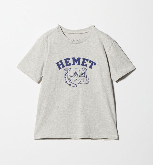 UNITED ARROWS green label relaxing「【別注】＜MIXTA＞ショートスリーブ プリント Tシャツ ミディアムグレー」|Tシャツ・カットソー|