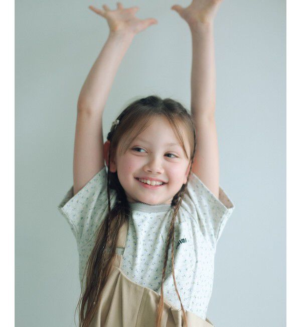 UNITED ARROWS green label relaxing「【COOL CHIC GIRLS STYLE】小花柄 Tシャツ / キッズ  120cm-160cm」|Tシャツ・カットソー|