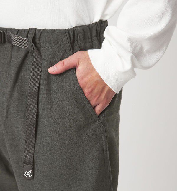 UNITED ARROWS green label relaxing「【別注】＜Gramicci＞麻 ブレンド ワイドテーパード イージーパンツ」|その他|