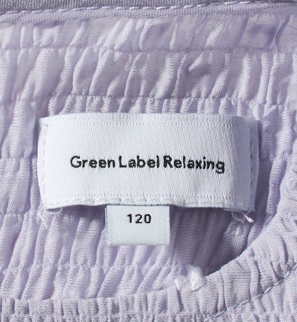 UNITED ARROWS green label relaxing「【COOL CHIC GIRLS STYLE】ラッフルショートスリーブ / キッズ  120cm-160cm」|シャツ・ブラウス|