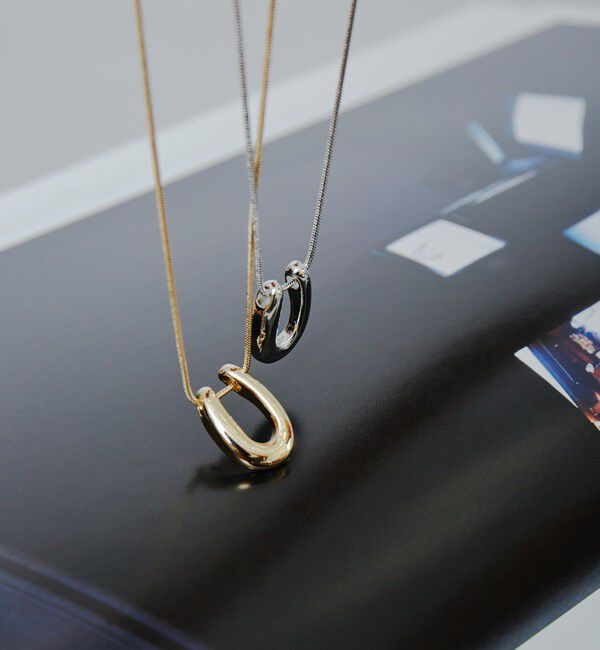 BEAUTY&YOUTH UNITED ARROWS「Uモチーフ チェーン ネックレス」|ネックレス|GOLD