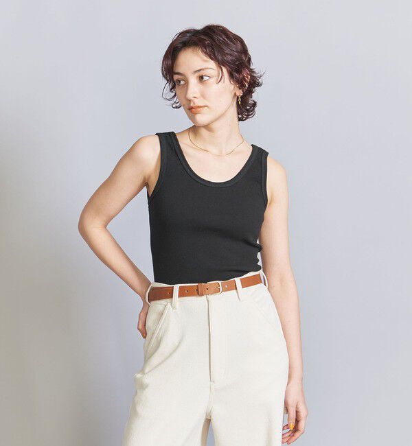 BEAUTY&YOUTH UNITED ARROWS「コットンブレンド テレコ タンクトップ」|タンクトップ|